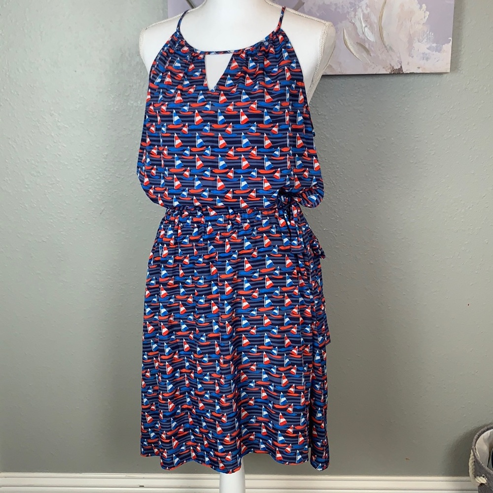 UEC - 41 Hawthorn Tammi Sailboat Print Dress